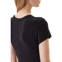 CALVIN KLEIN JEANS CO CONTOUR 1X1 RIB MINI DRESS ΦΟΡΕΜΑ ΓΥΝΑΙΚΕΙΟ BLACK