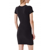 CALVIN KLEIN JEANS CO CONTOUR 1X1 RIB MINI DRESS ΦΟΡΕΜΑ ΓΥΝΑΙΚΕΙΟ BLACK