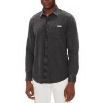 CALVIN KLEIN CASUAL CLASSIC VAIL DENIM SHIRT ΠΟΥΚΑΜΙΣΟ ΑΝΔΡΙΚΟ BLACK DENIM