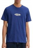 GUESS JEANS REG FIT SMALL LOGO TEE T-SHIRT  ΜΠΛΟΥΖΑ ΑΝΔΡΙΚΗ BLUE