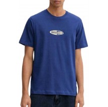 GUESS JEANS REG FIT SMALL LOGO TEE T-SHIRT  ΜΠΛΟΥΖΑ ΑΝΔΡΙΚΗ BLUE