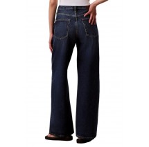 CALVIN KLEIN THE WIDE LEG TINTED HORSESHOE ΠΑΝΤΕΛΟΝΙ ΓΥΝΑΙΚΕΙΟ BLUΕ DENIM