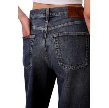 CALVIN KLEIN THE WIDE LEG TINTED HORSESHOE ΠΑΝΤΕΛΟΝΙ ΓΥΝΑΙΚΕΙΟ BLUΕ DENIM