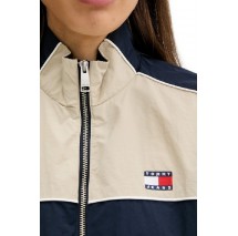 TOMMY JEANS NYLON PIPING JACKET ΜΠΟΥΦΑΝ ΓΥΝΑΙΚΕΙΟ DARK NAVY
