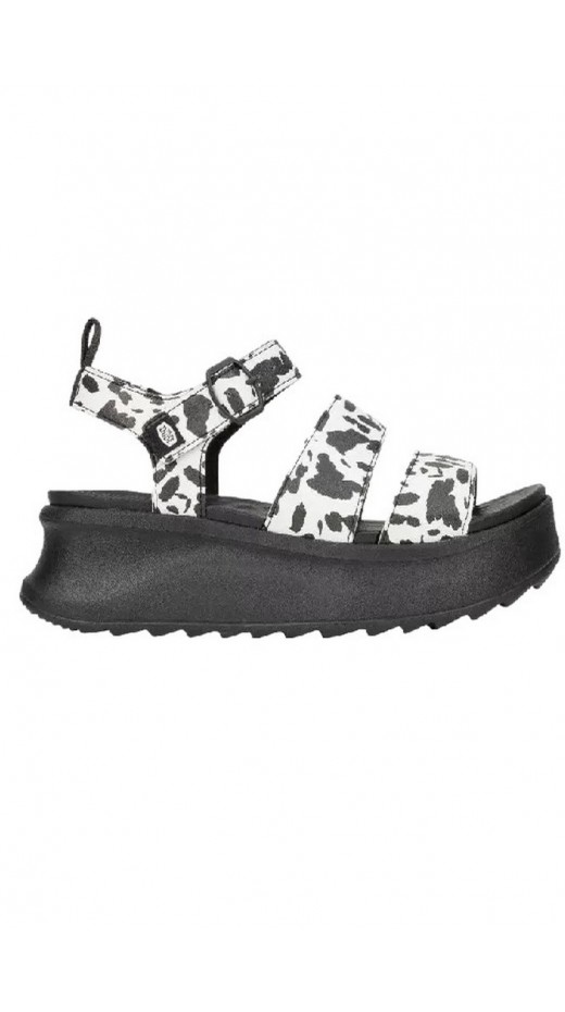 HEY DUDE DELRAY BUCKLE ANIMAL 43199 ΠΕΔΙΛΟ ΓΥΝΑΙΚΕΙΟ BLACK/WHITE