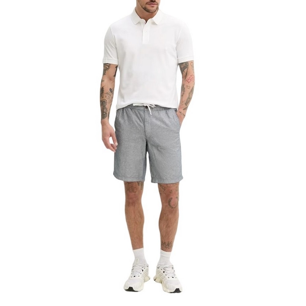 SUPERDRY D1 STUD CITY PIQUE POLO T-SHIRT ΜΠΛΟΥΖΑ ΑΝΔΡΙΚΗ WHITE