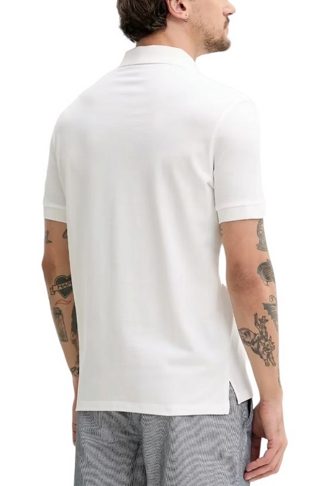 SUPERDRY D1 STUD CITY PIQUE POLO T-SHIRT ΜΠΛΟΥΖΑ ΑΝΔΡΙΚΗ WHITE