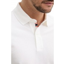 SUPERDRY D1 STUD CITY PIQUE POLO T-SHIRT ΜΠΛΟΥΖΑ ΑΝΔΡΙΚΗ WHITE