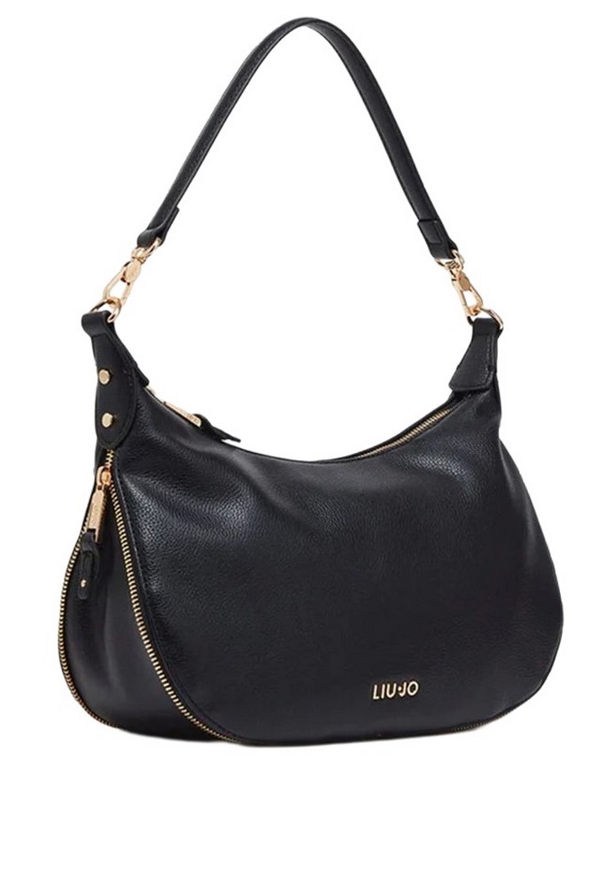 LIU JO ACS L HOBO KALISKA AF5134E0058 ΤΣΑΝΤΑ ΓΥΝΑΙΚΕΙΑ BLACK
