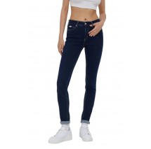 CALVIN KLEIN JEANS MID RISE SKINNY ΠΑΝΤΕΛΟΝΙ ΓΥΝΑΙΚΕΙΟ BLUΕ DENIM