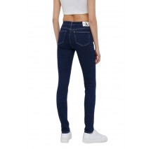 CALVIN KLEIN JEANS MID RISE SKINNY ΠΑΝΤΕΛΟΝΙ ΓΥΝΑΙΚΕΙΟ BLUΕ DENIM