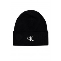 CALVIN KLEIN FINE RIB BEANIE ΣΚΟΥΦΟΣ ΑΝΔΡΙΚΟΣ BLACK