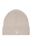 CALVIN KLEIN FINE RIB BEANIE ΣΚΟΥΦΟΣ ΑΝΔΡΙΚΟΣ TAUPE