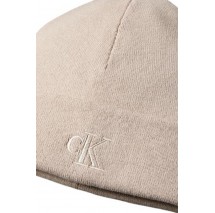 CALVIN KLEIN FINE RIB BEANIE ΣΚΟΥΦΟΣ ΑΝΔΡΙΚΟΣ TAUPE