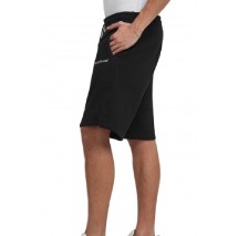 GUESS JEANS REG EMBRO SHORTS ΒΕΡΜΟΥΔΑ ΑΝΔΡΙΚΗ BLACK