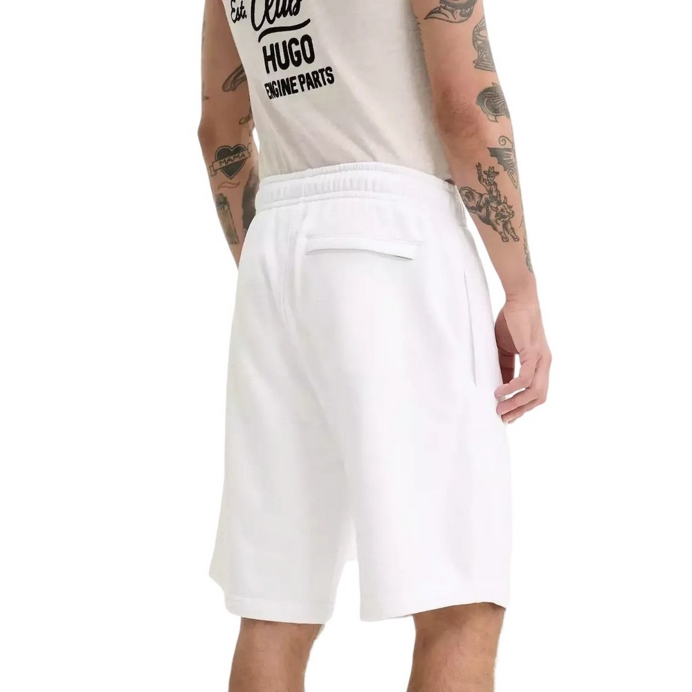 GUESS JEANS REG EMBRO SHORTS ΒΕΡΜΟΥΔΑ ΑΝΔΡΙΚΗ WHITE