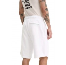 GUESS JEANS REG EMBRO SHORTS ΒΕΡΜΟΥΔΑ ΑΝΔΡΙΚΗ WHITE