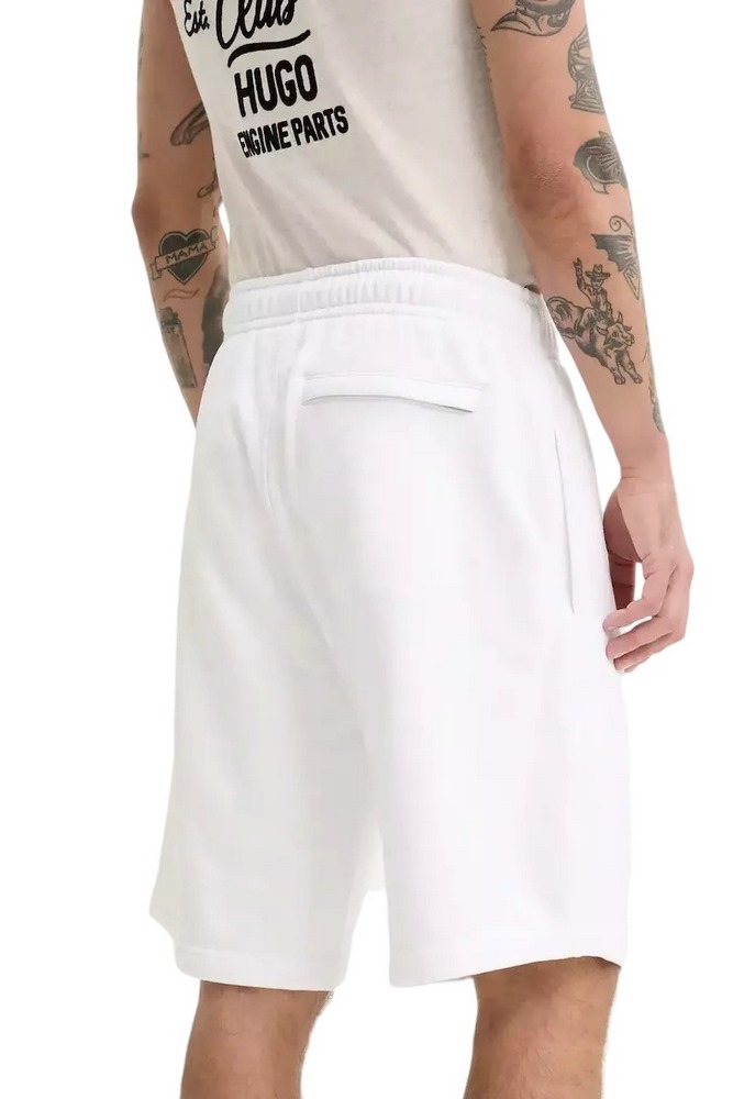 GUESS JEANS REG EMBRO SHORTS ΒΕΡΜΟΥΔΑ ΑΝΔΡΙΚΗ WHITE