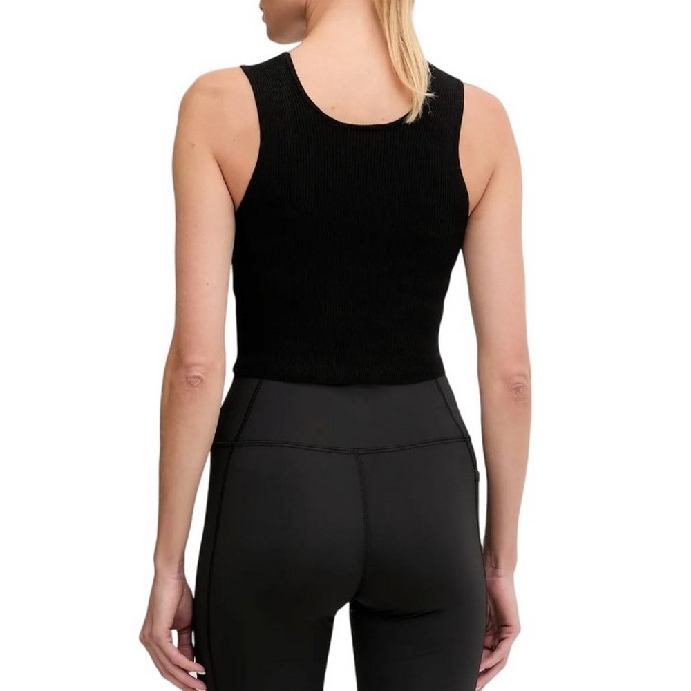 GUESS FLAMINIA RIBBED BRALETTE SWTR ΤΟΠ ΓΥΝΑΙΚΕΙΟ BLACK