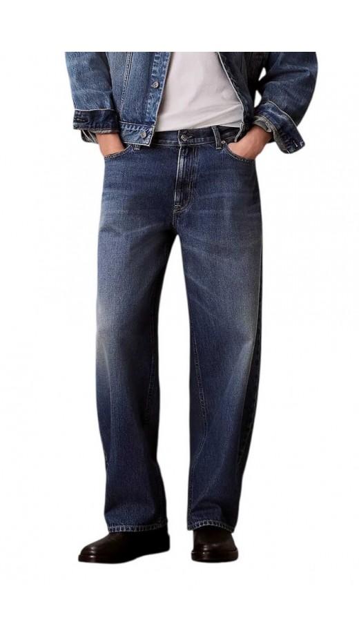 CALVIN KLEIN JEANS BARREL LUCKY STAR JEAN ΠΑΝΤΕΛΟΝΙ ΑΝΔΡΙΚΟ BLUΕ DENIM