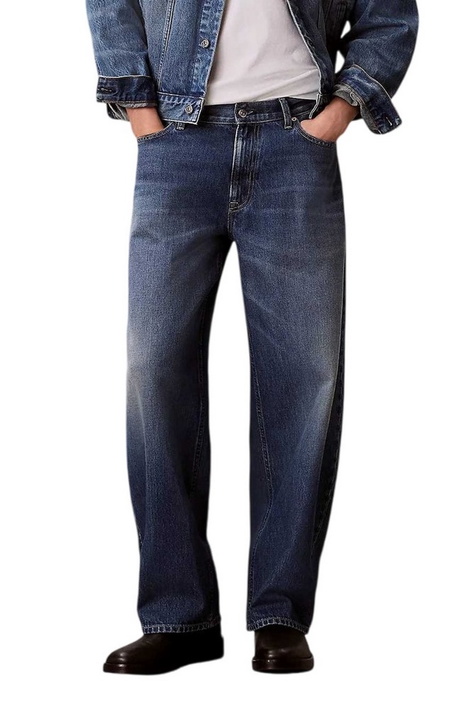 CALVIN KLEIN JEANS BARREL LUCKY STAR JEAN ΠΑΝΤΕΛΟΝΙ ΑΝΔΡΙΚΟ BLUΕ DENIM