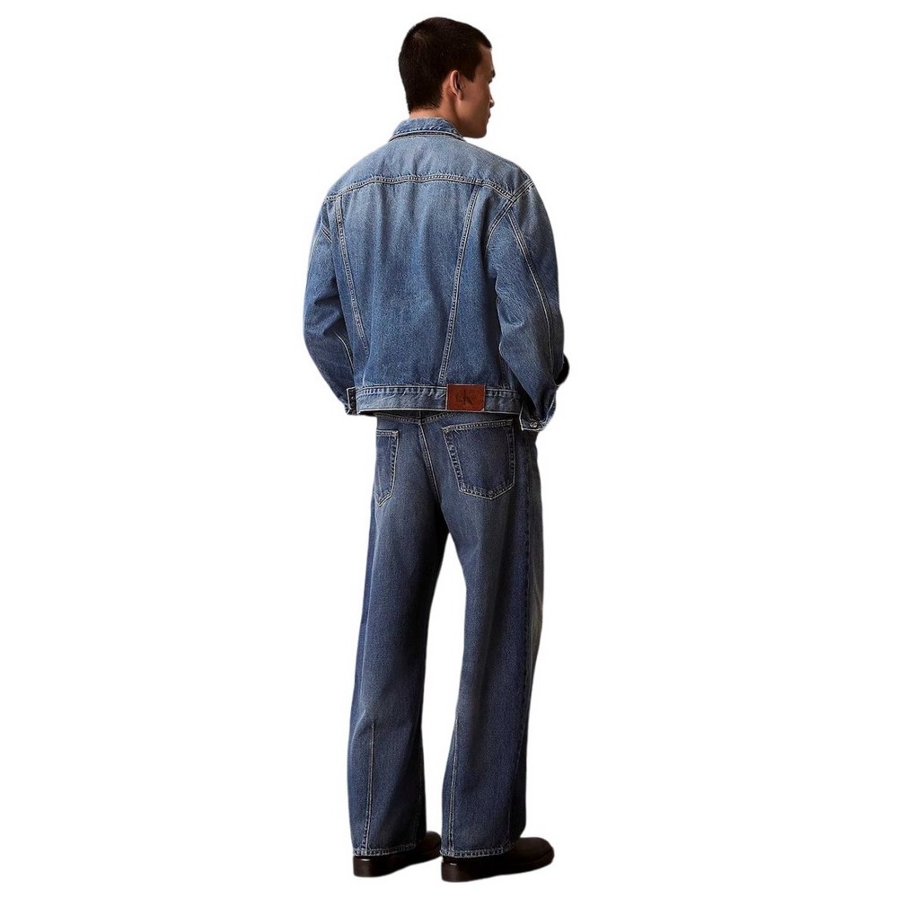 CALVIN KLEIN JEANS BARREL LUCKY STAR JEAN ΠΑΝΤΕΛΟΝΙ ΑΝΔΡΙΚΟ BLUΕ DENIM