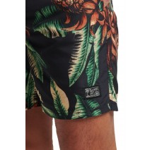 SUPERDRY D2 OVIN VINTAGE HAWAIIAN ΜΑΓΙΟ ΑΝΔΡΙΚΟ BLACK