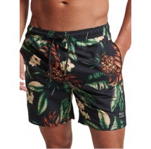 SUPERDRY D2 OVIN VINTAGE HAWAIIAN ΜΑΓΙΟ ΑΝΔΡΙΚΟ BLACK