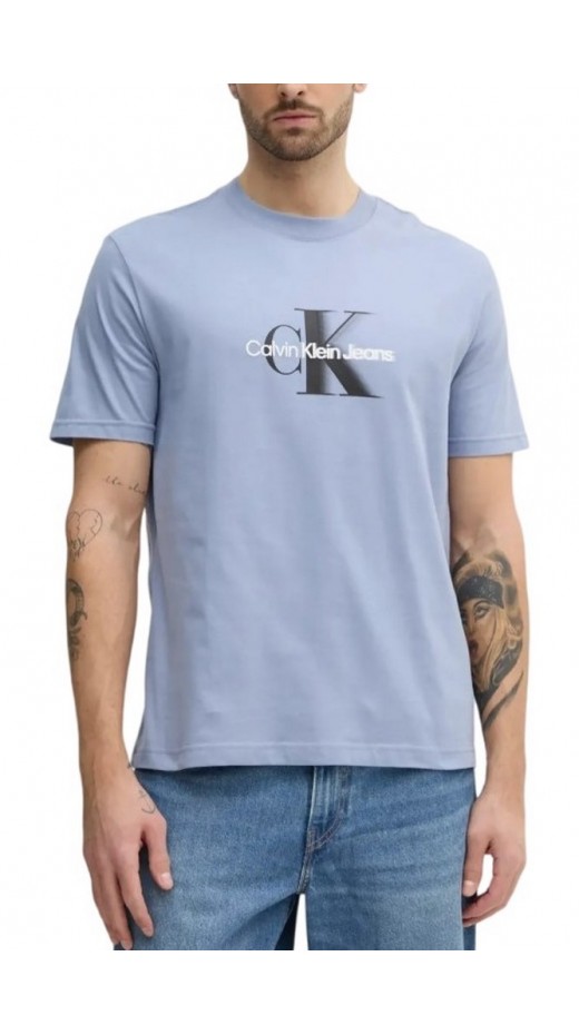 CALVIN KLEIN JEANS MONOLOGO SHIFT TEE T-SHIRT ΜΠΛΟΥΖΑ ΑΝΔΡΙΚΗ TEMPEST