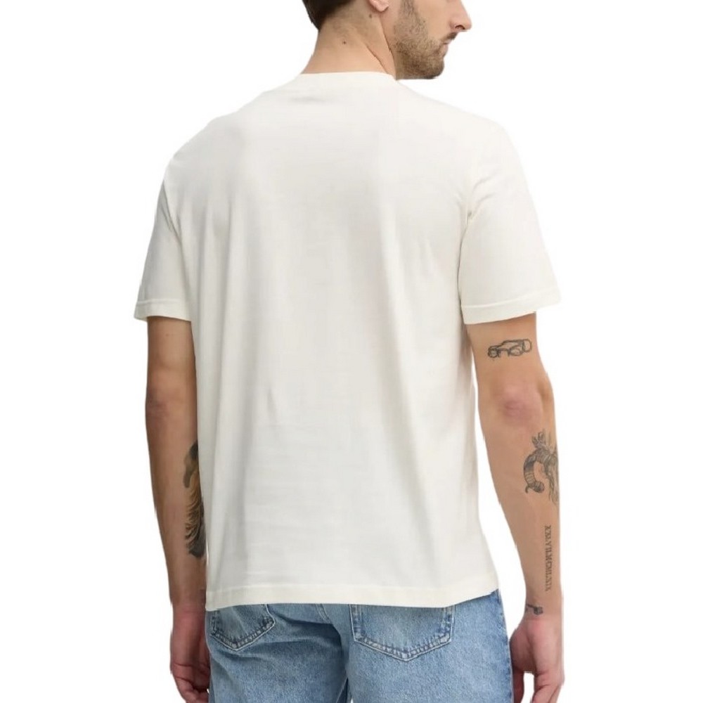 CALVIN KLEIN JEANS MONOLOGO SHIFT TEE T-SHIRT ΜΠΛΟΥΖΑ ΑΝΔΡΙΚΗ OFF WHITE
