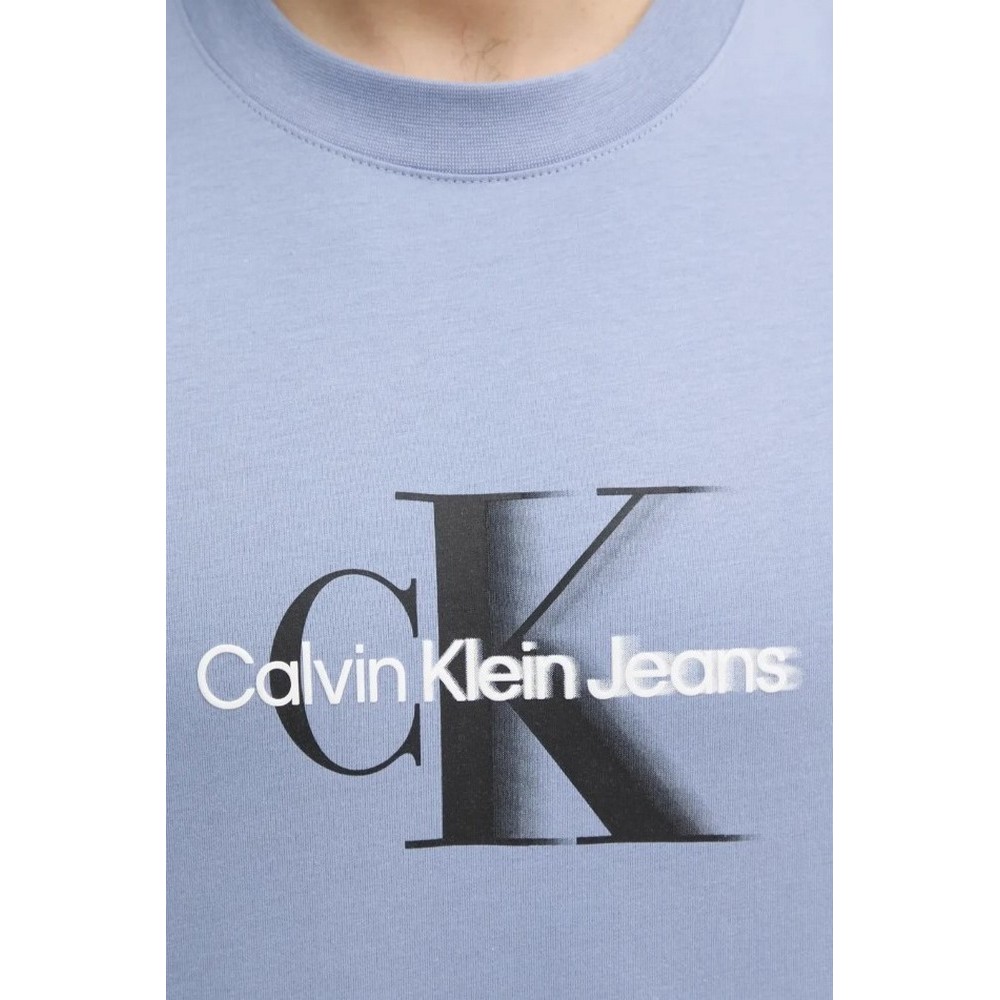 CALVIN KLEIN JEANS MONOLOGO SHIFT TEE T-SHIRT ΜΠΛΟΥΖΑ ΑΝΔΡΙΚΗ TEMPEST