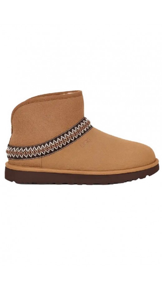 UGG CLASSIC MINI CRESCENT ΧΑΜΗΛΗ ΜΠΟΤΑ CHE