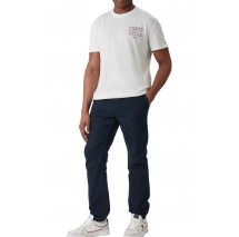 TOMMY JEANS REG SIGN SPRAY T-SHIRT ΜΠΛΟΥΖΑ ΑΝΔΡΙΚΗ WHITE