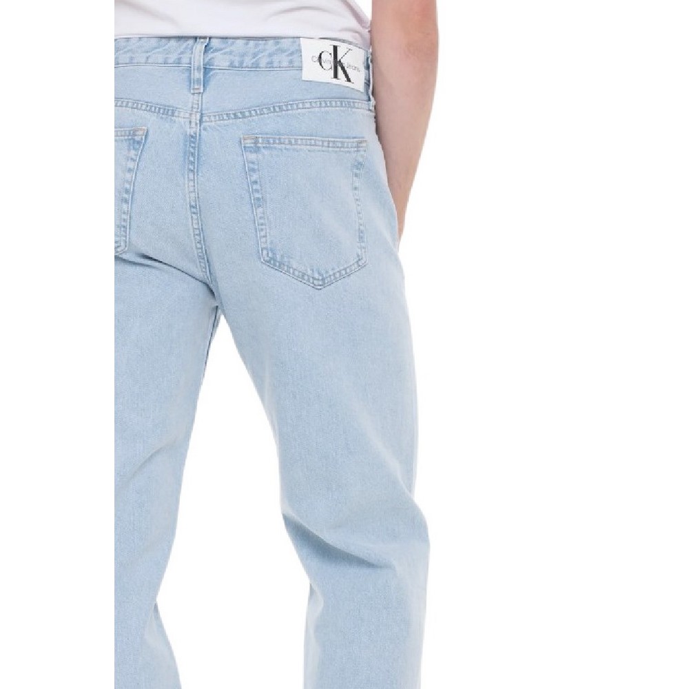 CALVIN KLEIN JEANS 90S STRAIGHT ΠΑΝΤΕΛΟΝΙ ΑΝΔΡΙΚΟ DENIM LIGHT