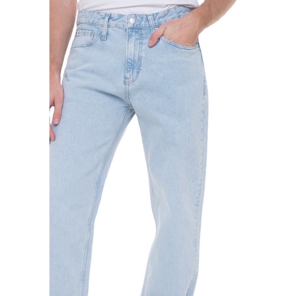 CALVIN KLEIN JEANS 90S STRAIGHT ΠΑΝΤΕΛΟΝΙ ΑΝΔΡΙΚΟ DENIM LIGHT