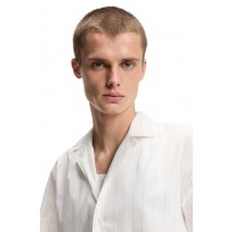 HUGO BOSS CASUAL SHIRT ELIGINO ΠΟΥΚΑΜΙΣΟ ΑΝΔΡΙΚΟ OFF WHITE
