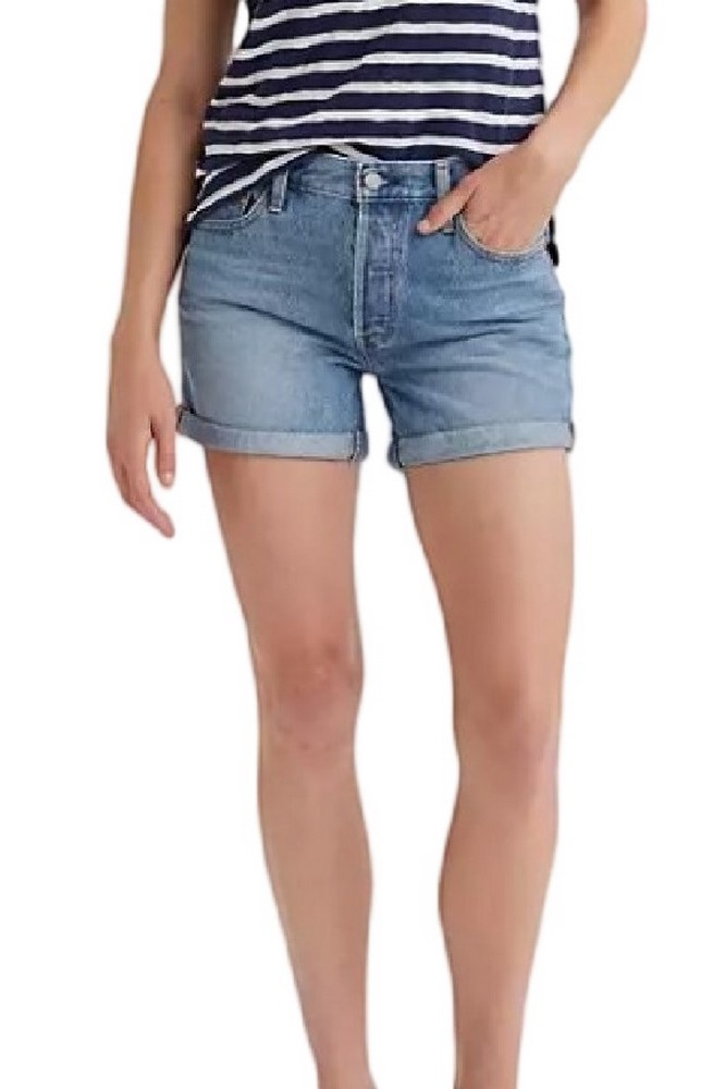 LEVI'S 501® ROLLED SHORT ΣΟΡΤΣ ΓΥΝΑΙΚΕΙΟ BLUΕ DENIM