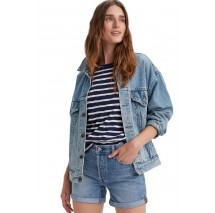 LEVI'S 501® ROLLED SHORT ΣΟΡΤΣ ΓΥΝΑΙΚΕΙΟ BLUΕ DENIM