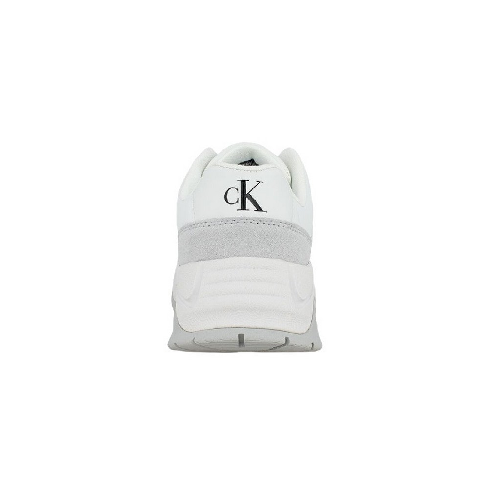 CALVIN KLEIN JEANS VIBRAM RUNNER LOW MIX NBS LUM ΠΑΠΟΥΤΣΙ ΑΝΔΡΙΚΟ WHITE