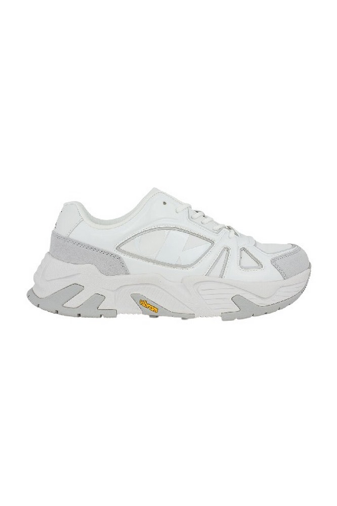 CALVIN KLEIN JEANS VIBRAM RUNNER LOW MIX NBS LUM ΠΑΠΟΥΤΣΙ ΑΝΔΡΙΚΟ WHITE