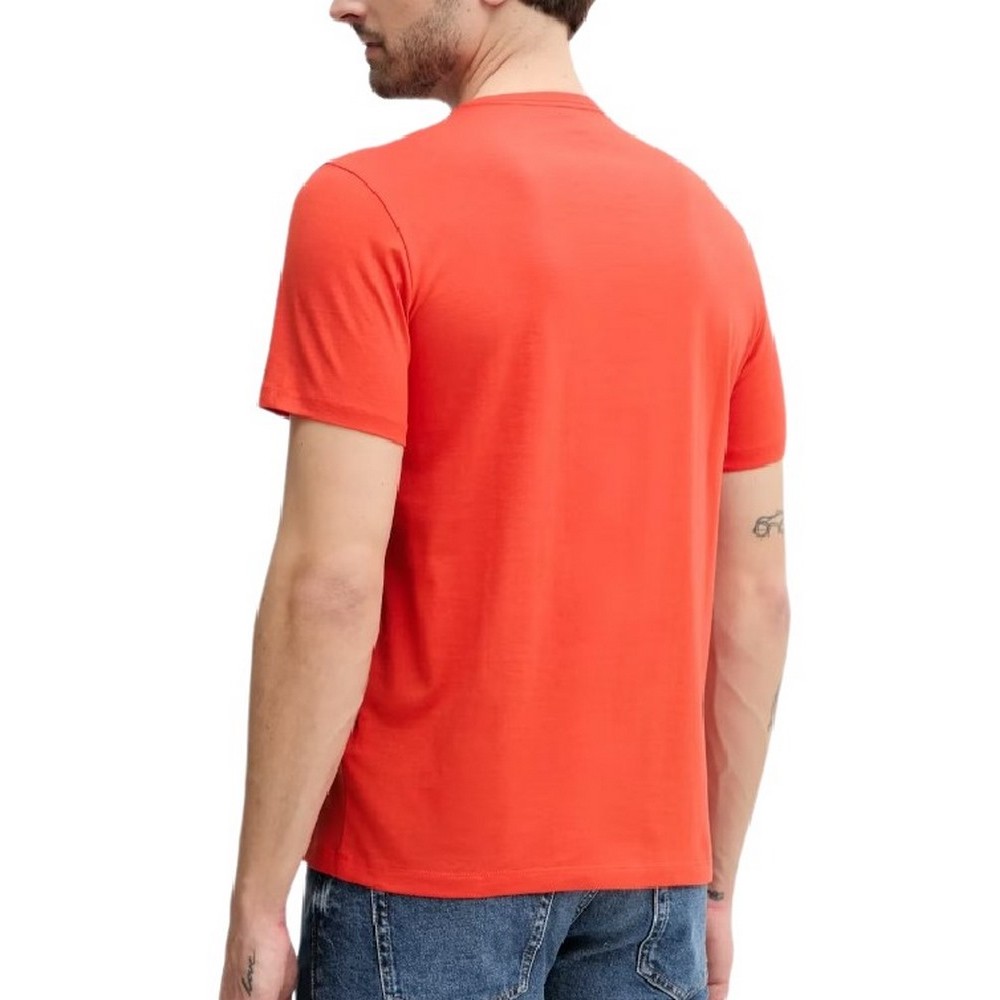 CALVIN KLEIN JEANS HERO MONOLOGO TEE T-SHIRT ΜΠΛΟΥΖΑ ΑΝΔΡΙΚΗ ORANGE
