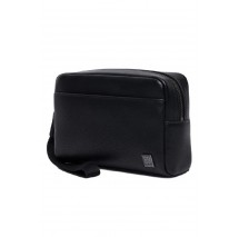 CALVIN KLEIN EMBLEM HW POUCH W/ HANDLE ΤΣΑΝΤΑ ΑΝΔΡΙΚΗ BLACK