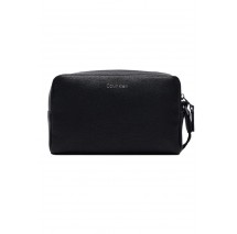 CALVIN KLEIN EMBLEM HW POUCH W/ HANDLE ΤΣΑΝΤΑ ΑΝΔΡΙΚΗ BLACK