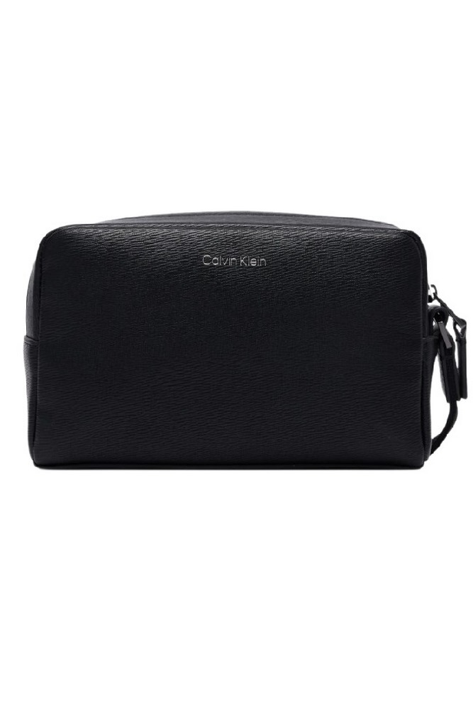 CALVIN KLEIN EMBLEM HW POUCH W/ HANDLE ΤΣΑΝΤΑ ΑΝΔΡΙΚΗ BLACK