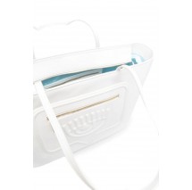 CHIARA FERRAGNI RANGE F - EYELIKE POCKET SMOOTH CALF ΤΣΑΝΤΑ ΓΥΝΑΙΚΕΙΑ WHITE