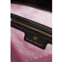 CHIARA FERRAGNI RANGE F - EYELIKE POCKET SMOOTH CALF ΤΣΑΝΤΑ ΓΥΝΑΙΚΕΙΑ BLACK