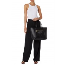 CHIARA FERRAGNI RANGE F - EYELIKE POCKET SMOOTH CALF ΤΣΑΝΤΑ ΓΥΝΑΙΚΕΙΑ BLACK