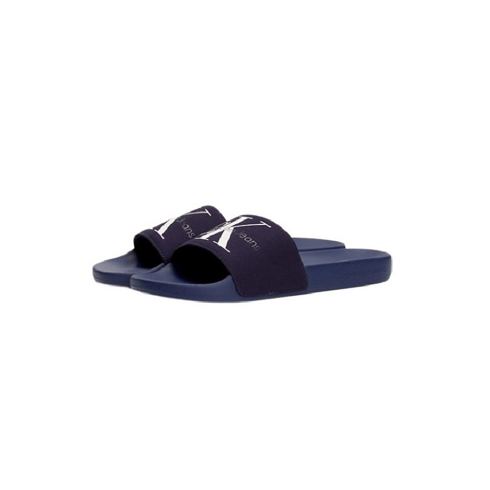 CALVIN KLEIN JEANS SLIDE MONOGRAM ΠΑΝΤΟΦΛΑ ΑΝΔΡΙΚΗ NAVY