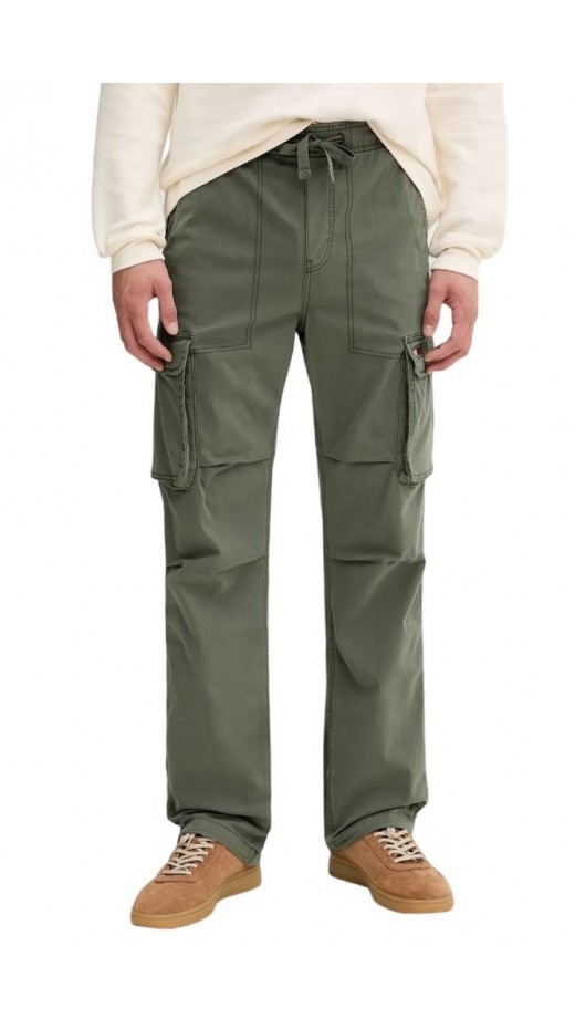 TOMMY JEANS OTIS H-BONE CARGO JOGGER ΠΑΝΤΕΛΟΝΙ ΑΝΔΡΙΚΟ GREEN