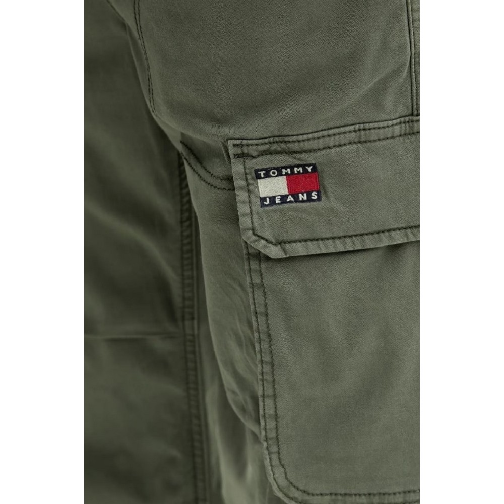 TOMMY JEANS OTIS H-BONE CARGO JOGGER ΠΑΝΤΕΛΟΝΙ ΑΝΔΡΙΚΟ GREEN